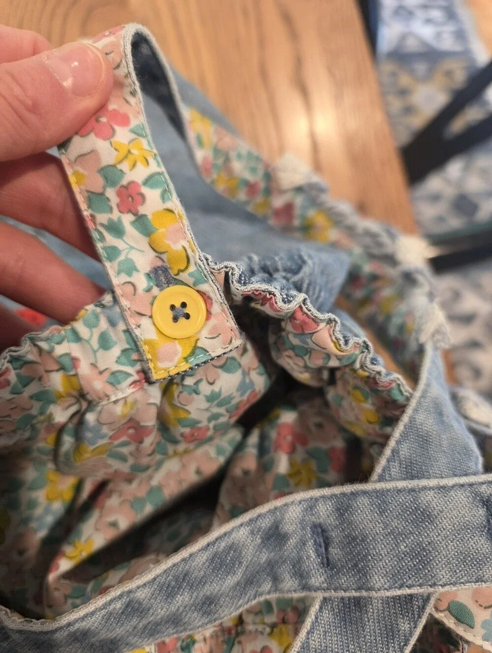 Mini Boden Denim Overall Dress